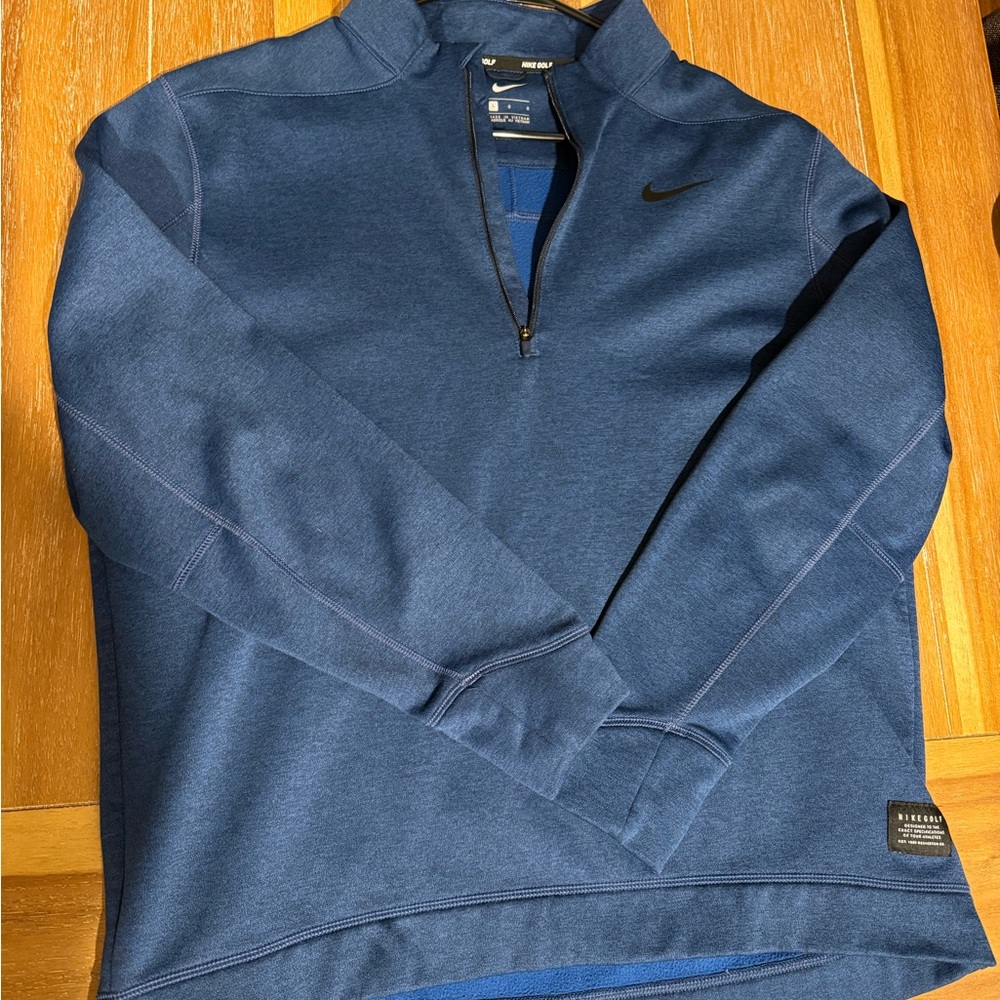 Nike Golf Half Zip Pullover Deep Blue